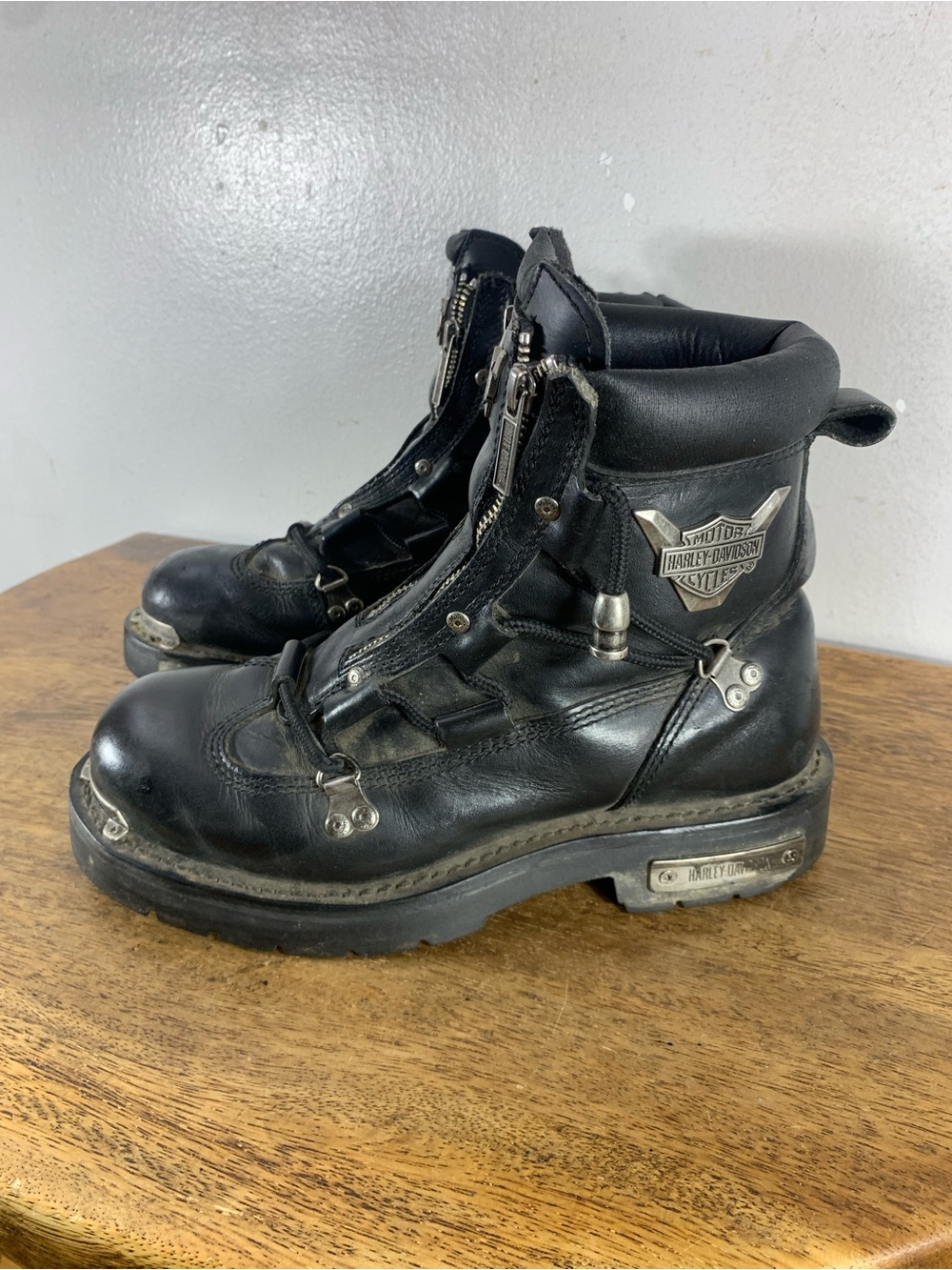Harley Davidson Hikers Leather Boots